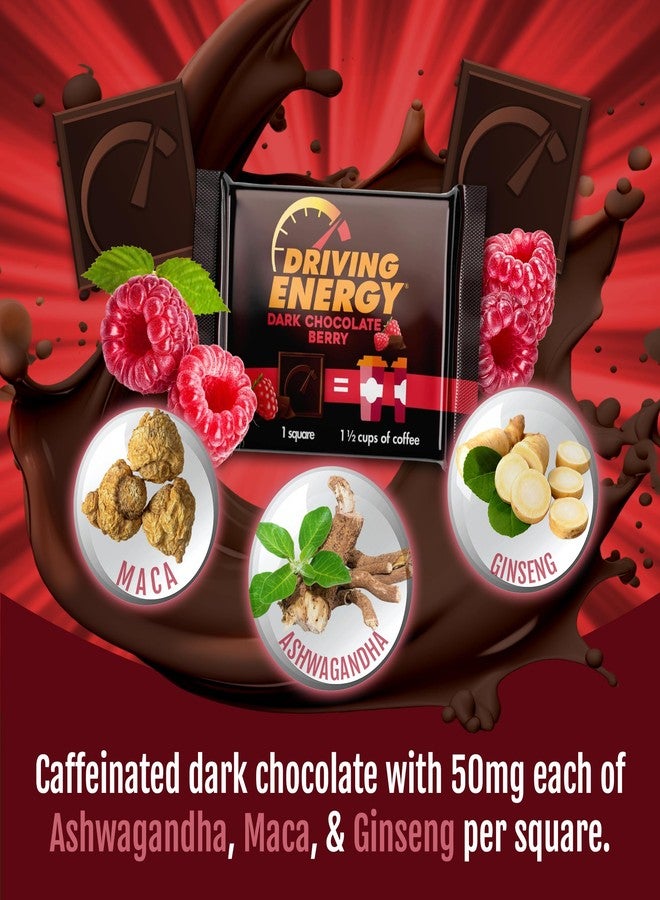 ZenEvo Driving Energy - Caffeinated Energy Bite Size - Dark Chocolate Berry Fuel with 150mg Caffeine - Long-Lasting for Gym, Workout, Adults - Great Taste - Low Carb - Healthy Snack - 30 Count - Image 3